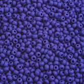 10/0 Preciosa Seed Beads Opaque Dark Royal Blue Matte